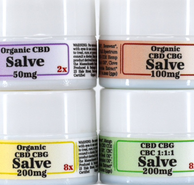 Photograph of product: Organic CBD Skin Salve - Mini Jar 5g - Healing Rose
