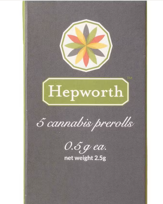 Photograph of product: Hepworth | 5x 0.5g Pre-Roll Pack | Zkittles x Oreoz