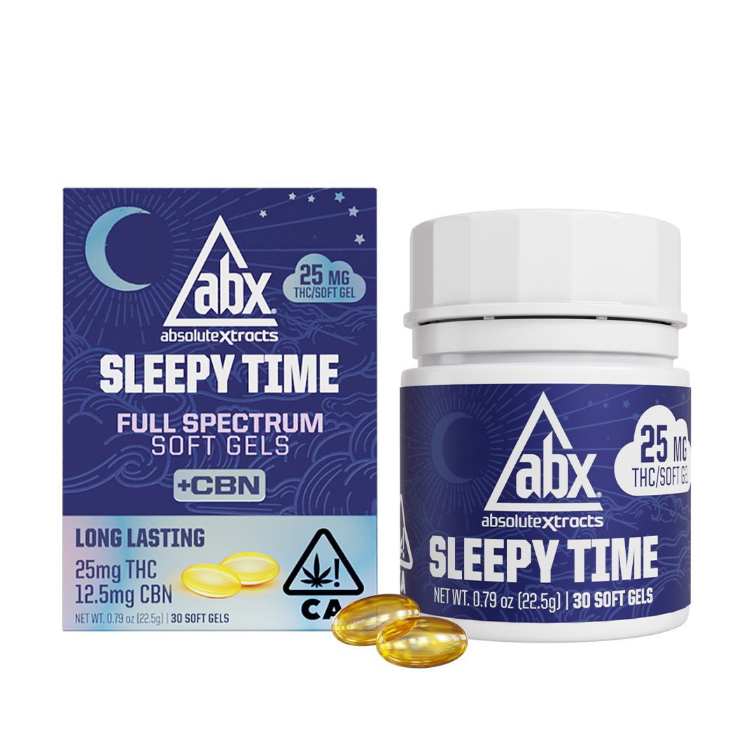 Photograph of product: ABX - Sleepy Time CBN - Capsules - 10ct - 25mg