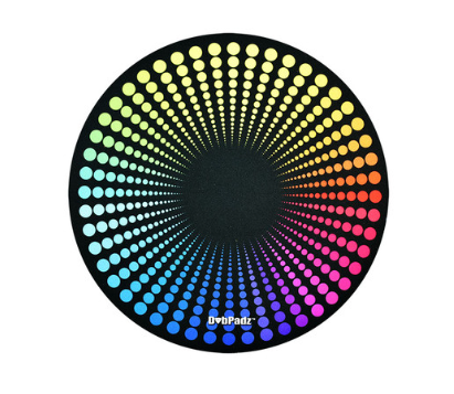 Photograph of product: DabPadz | 5" Fabric Top Rubber Mat - Disco Dots
