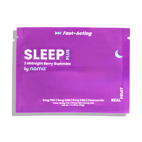 Photograph of product: Nama - Sleep Midnight Berry Gummies 10mg - 2pk