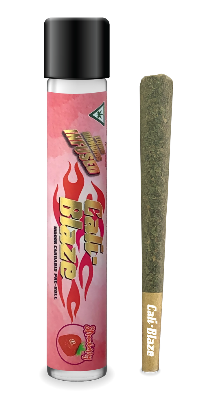 Photograph of product: Cali Blaze | Strawberry Lemonade | Infused Pre Roll