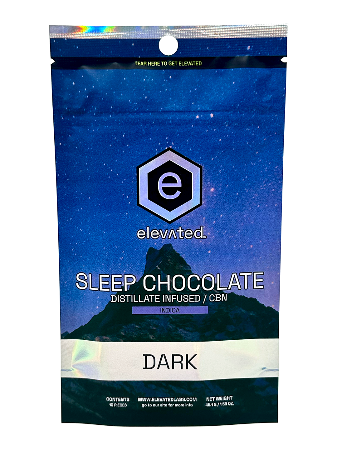 Photograph of product: Oui'd | Dark Chocolate Sleep | 100mg
