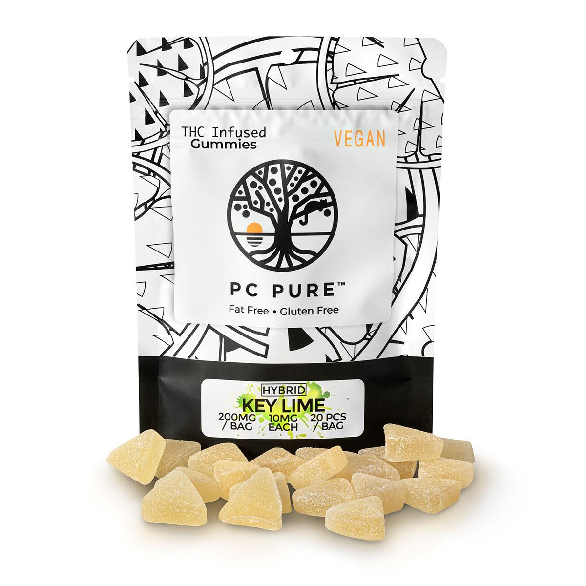 Photograph of product: PC Pure Gummies Hybrid Key Lime | 200mg