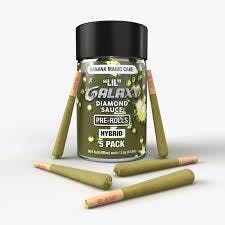 Photograph of product: Banana Magic Cake | .7g x 5 Diamond Pre-Rolls - 