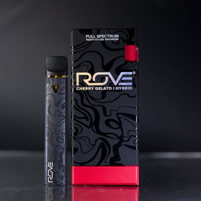 Photograph of product: $58.17 Rove Ready To Use Cherry Gelato 1.0g Live Resin Diamond Vaporizer - 