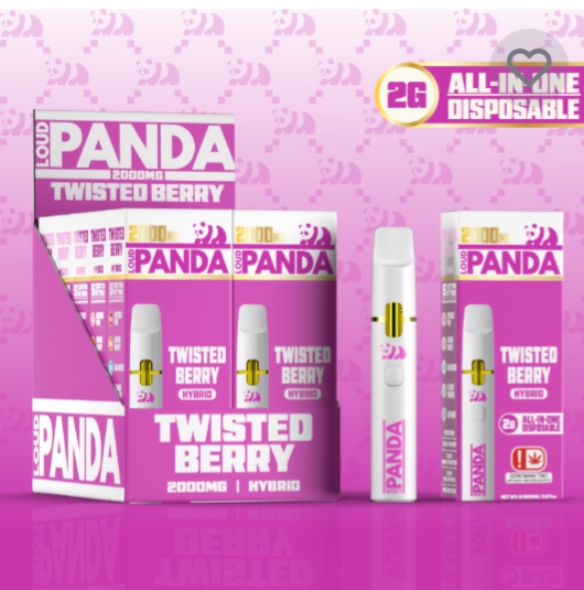 Photograph of product: Loud Panda M Disposable Cartridge | Twisted Berry | (H)