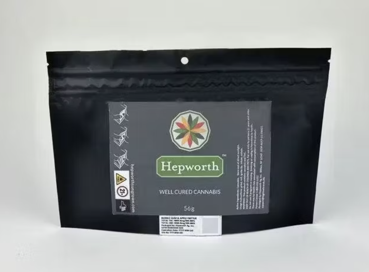 Photograph of product: Hepworth |  Bagged Flower | Kush Mintz x Gelato 41 - 56.0g