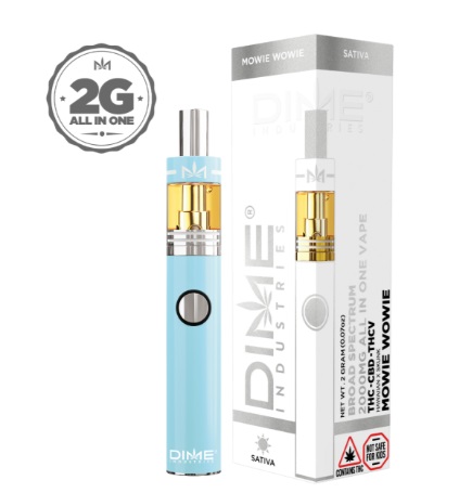 Photograph of product: Mowie Wowie (S) - Balanced Line - 2g Disposable - DIME