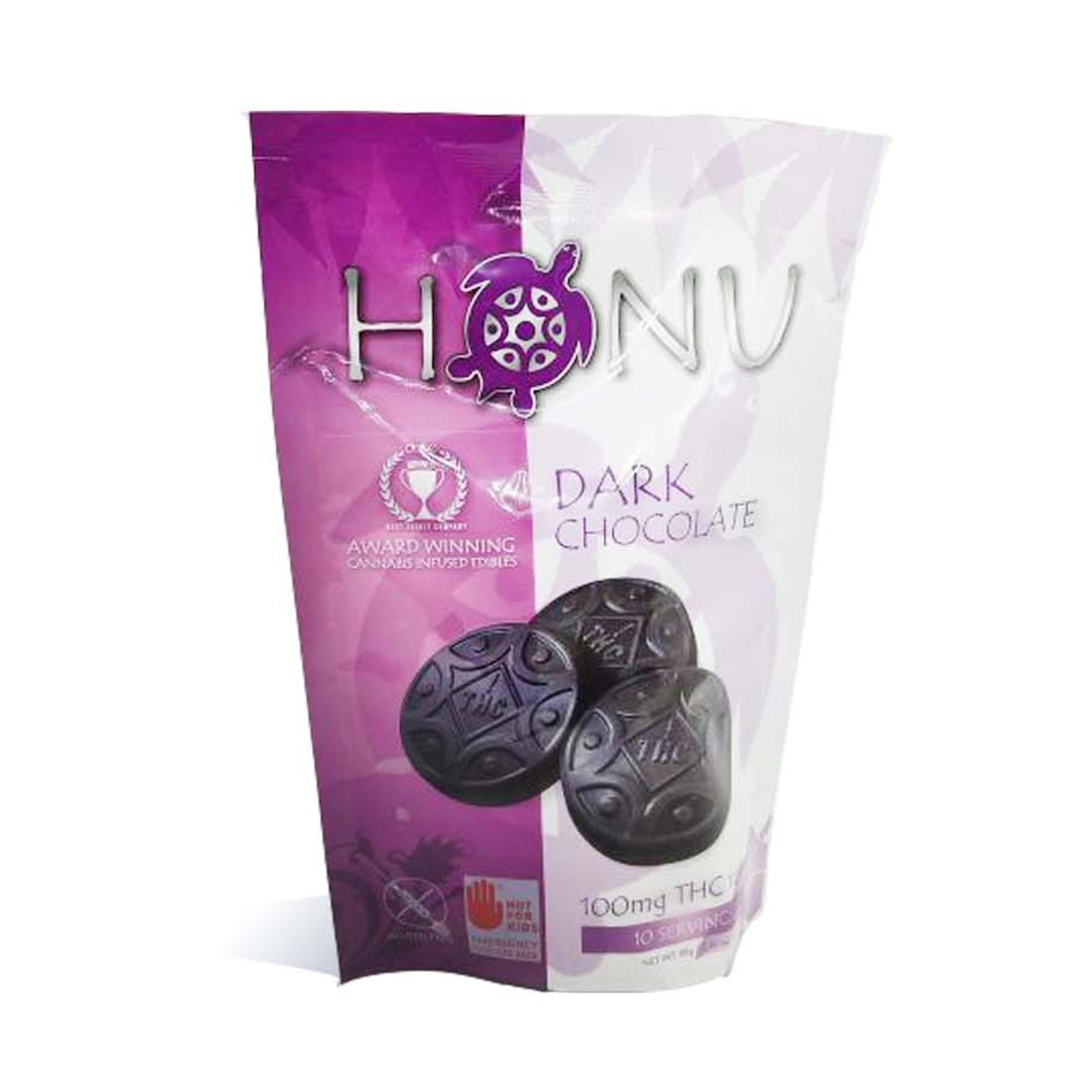 Photograph of product: Dark Chocolate Medallions | 100mg