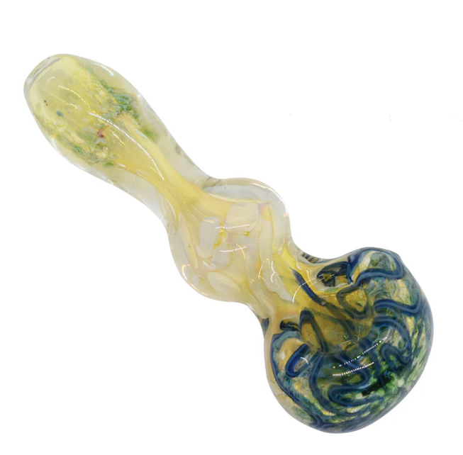 Photograph of product: 5"  Frit Head Ball Hand Pipe - Asst.