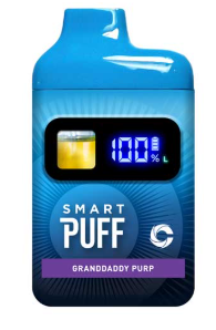 Photograph of product: Cannalicious | Granddaddy Purp | Smart Puff | AIO