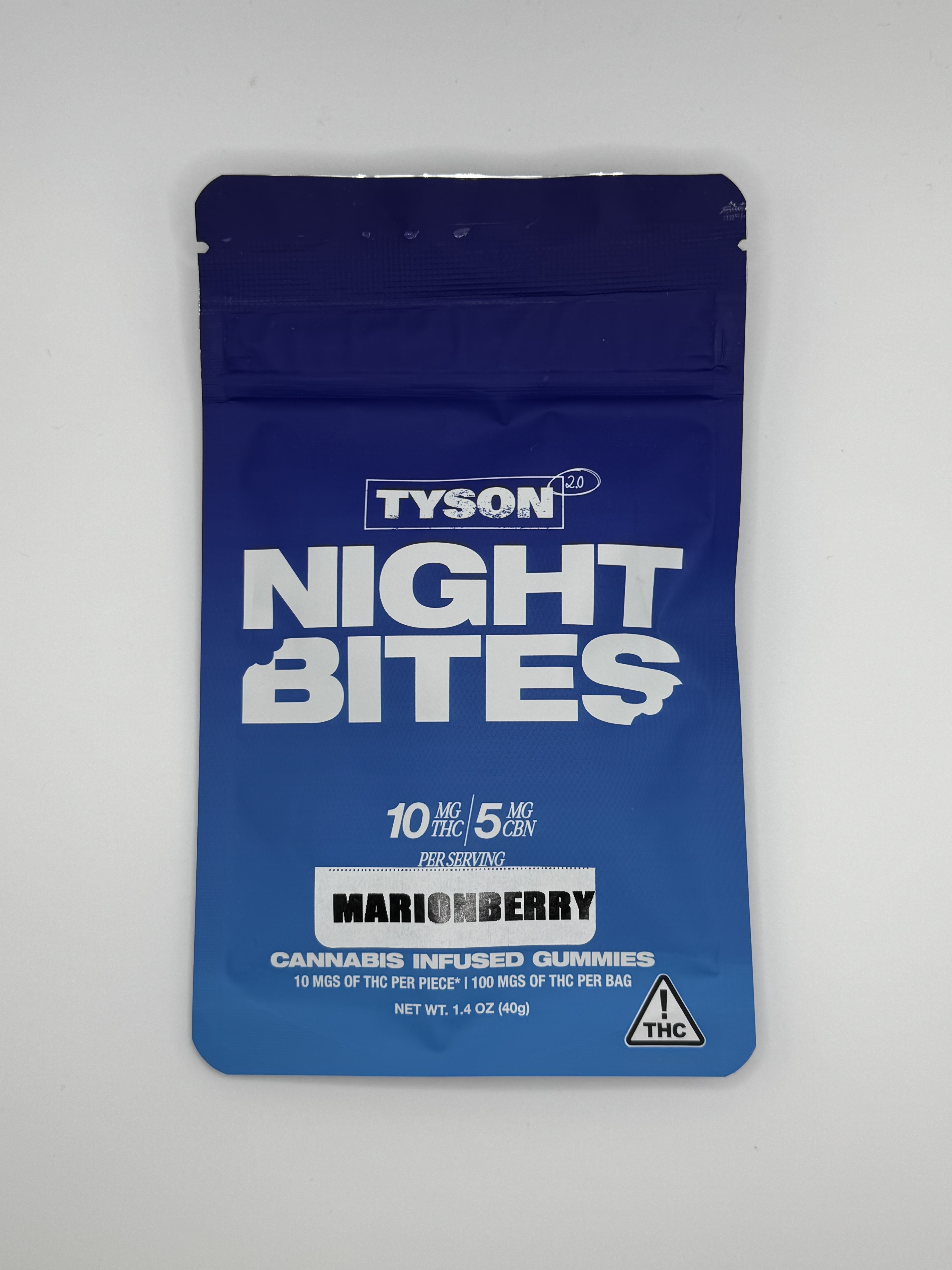 Photograph of product: Marionberry Tyson Goodnight Bites | 100mg | Gummies