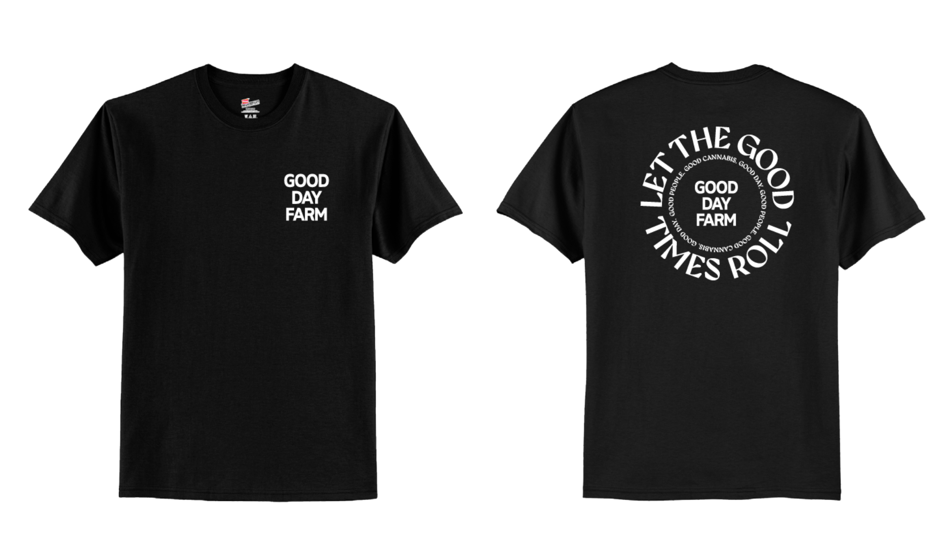 Photograph of product: GDF: Apparel | Let Good Times Roll T-Shirt | Black | 3XL