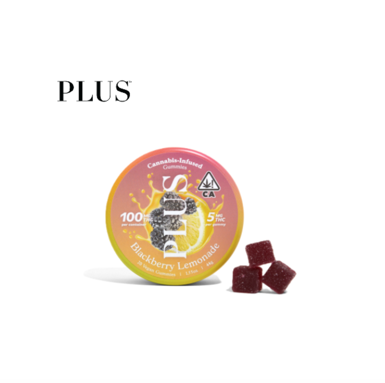 Photograph of product: BLACKBERRY LEMONADE 100MG 20 PACK GUMMIES