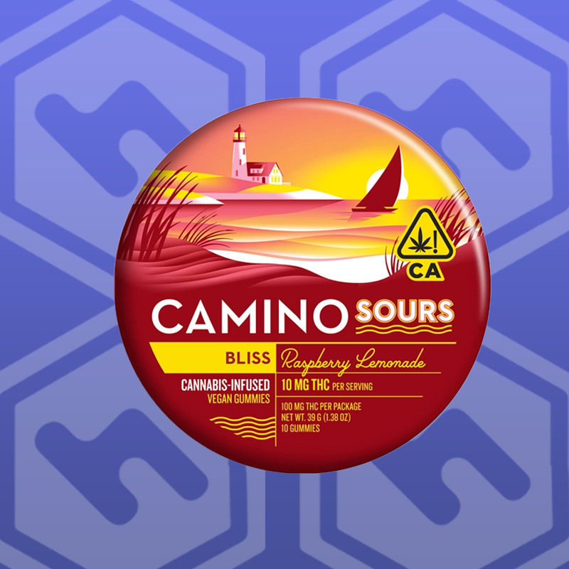 Photograph of product: Raspberry Lemonade Sours | 100 mg | 10 Pack