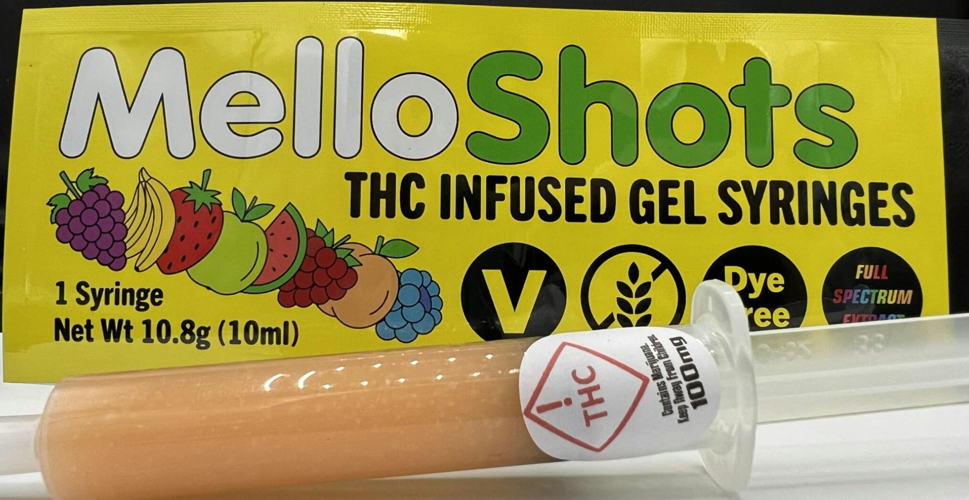 Photograph of product: Oil Well - Mello Shot - Pineapple Passionfruit 100mg