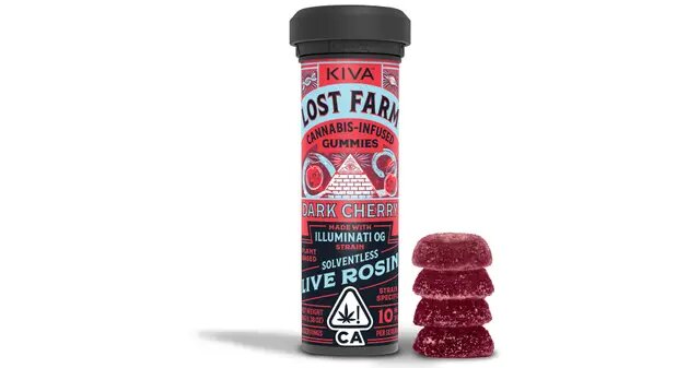 Photograph of product: DARK CHERRY ROSIN GUMMIES O3