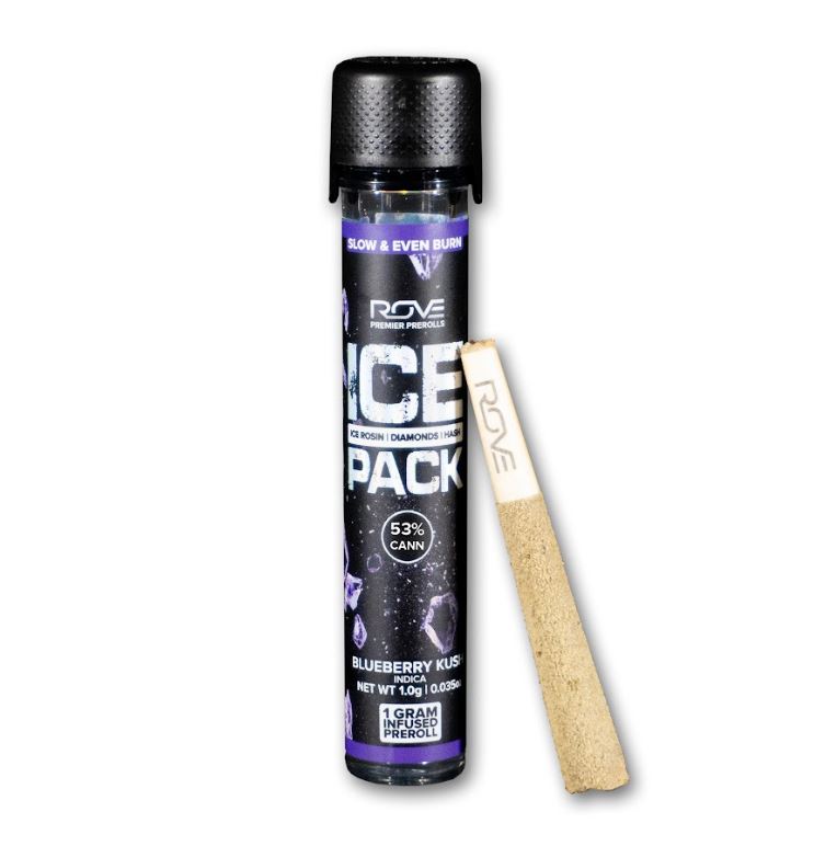 Photograph of product: Rove: Blueberry Kush | Infused Pre-Roll