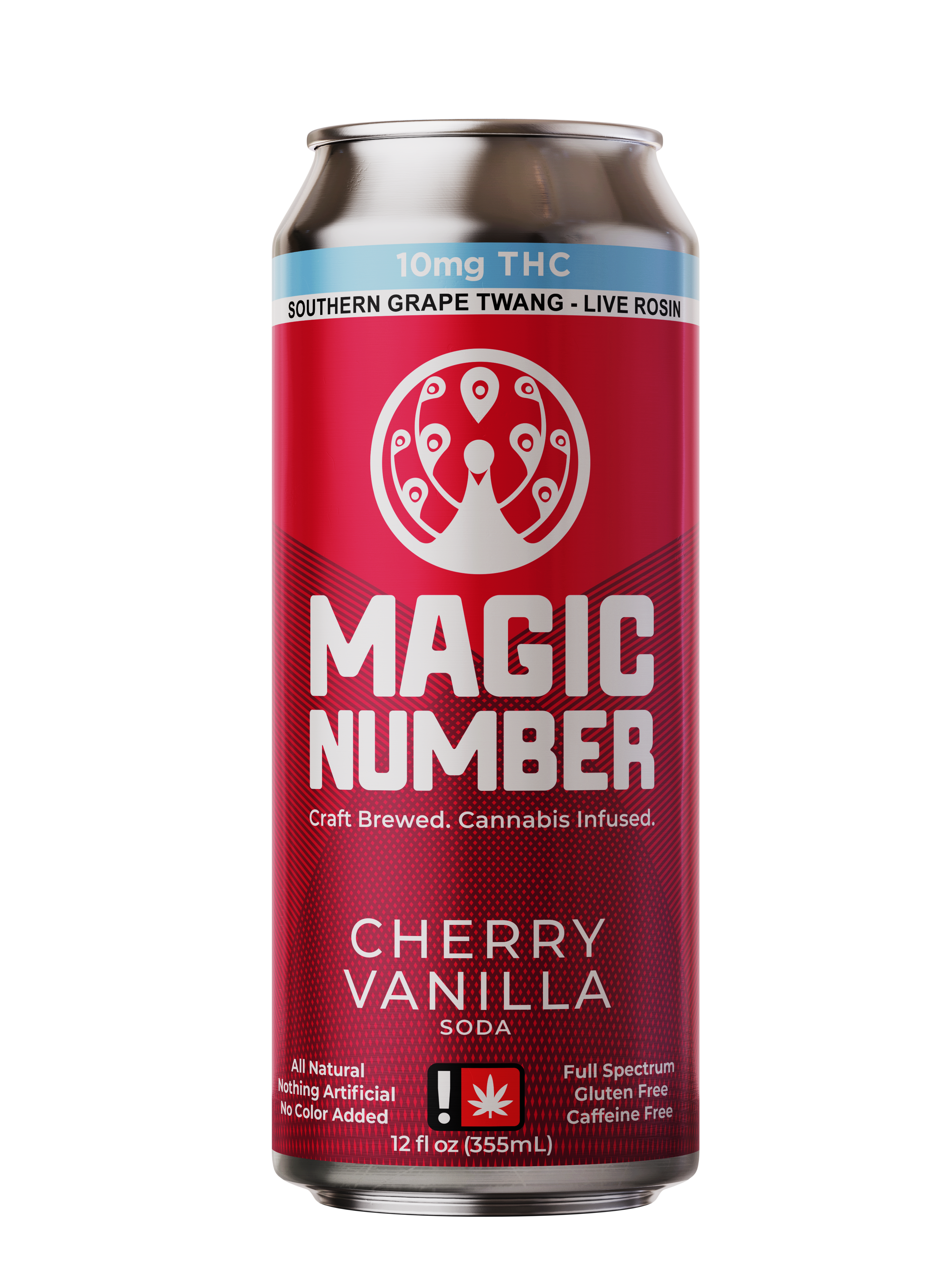 Photograph of product: Cherry Vanilla Live Resin Soda | 10mg