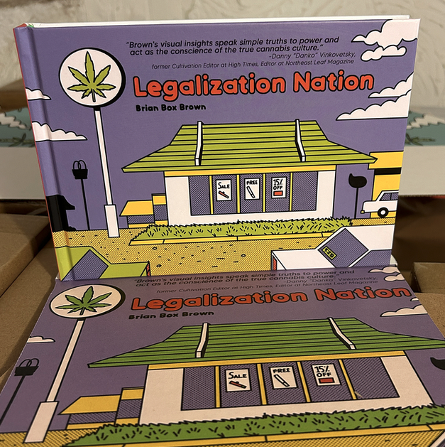 Photograph of product: Legalization Nation - Book by Brian Box Brown