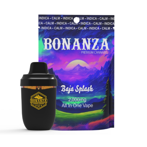 Photograph of product: Bonanza Oui'd Co Baja Splash AIO Vape Pen 2000mg