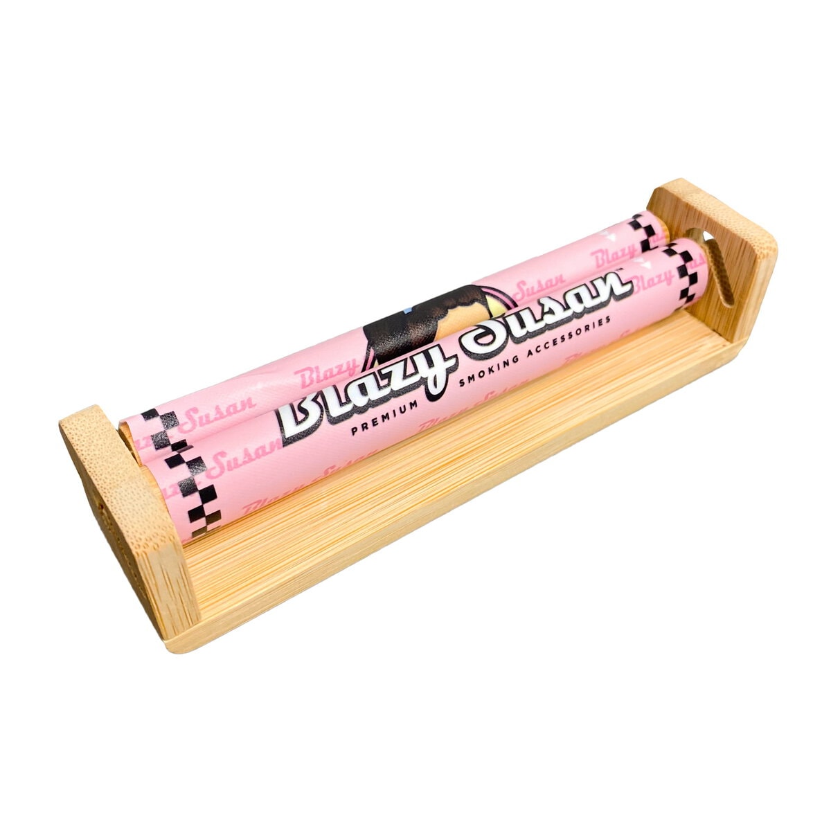 Photograph of product: Blazy Susan Bamboo Rolling Machine