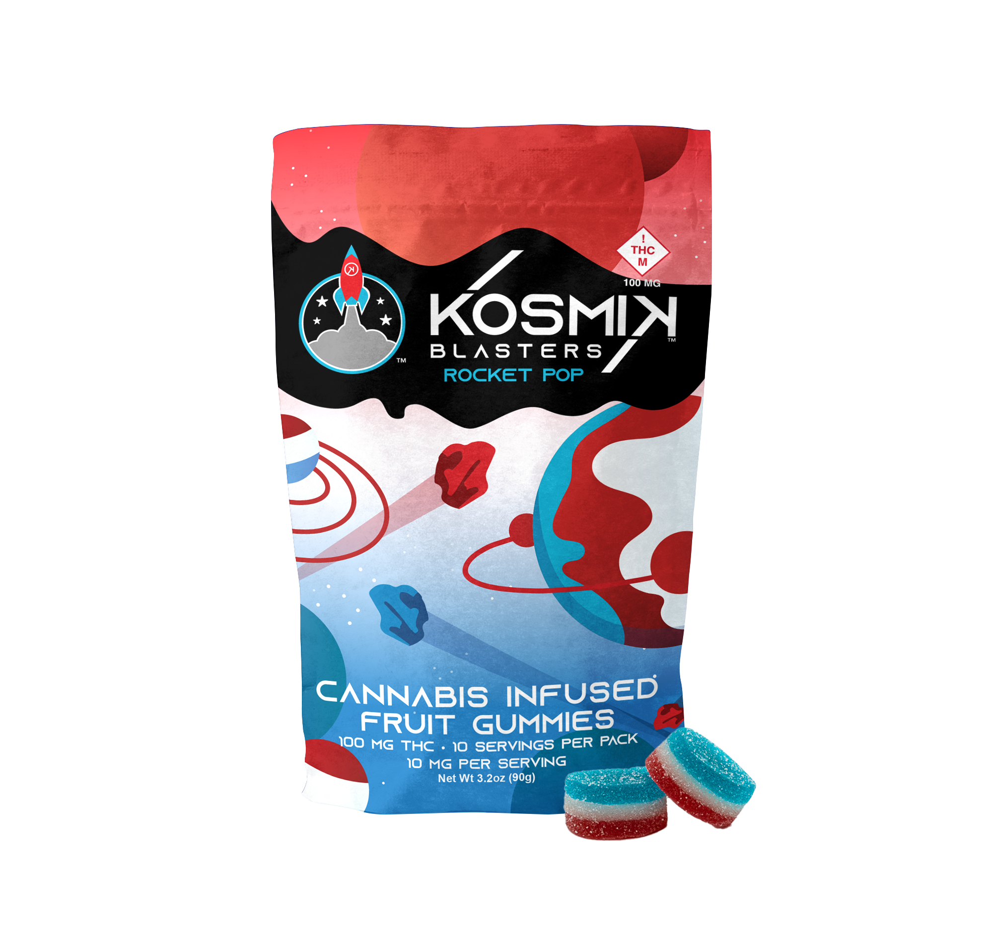 Photograph of product: Rocket Pop Gummies 10pk