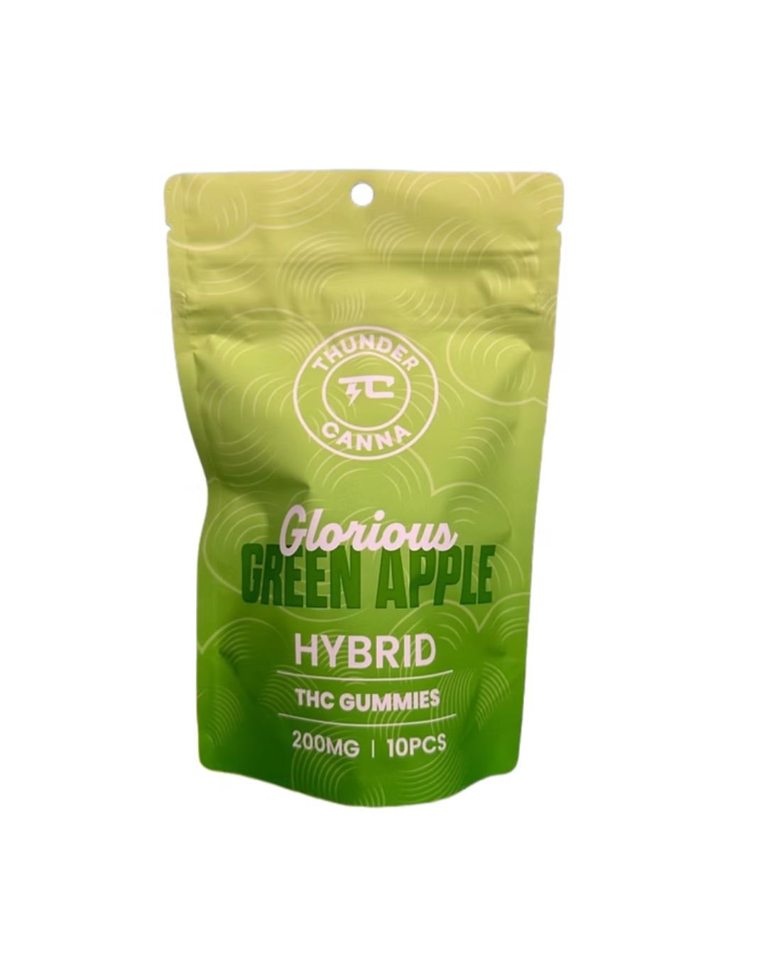 Photograph of product: Thunder Canna | Green Apple | 200MG | 10 PCS