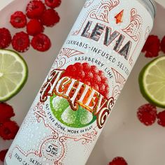 Photograph of product: Achieve (Raspberry Lime) Seltzer | 12oz.