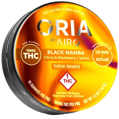 Photograph of product: Black Mamba Gummies | 10 Pack