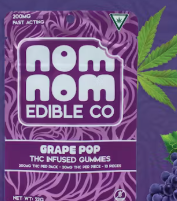 Photograph of product: Nom Nom - Grape Pop Live Resin 200mg