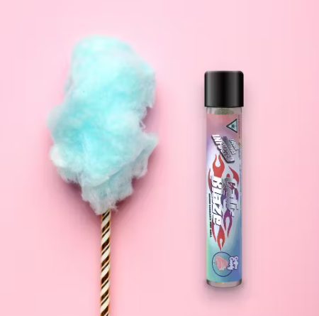 Photograph of product: Cali Blaze - Cotton Candy - 1.2g Infused Preroll