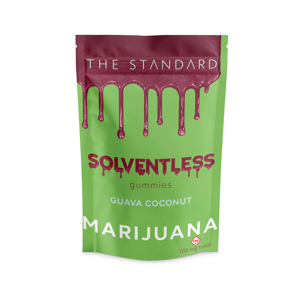 Photograph of product: Guava Coconut Solventless Gummies | 10pk | 100mg
