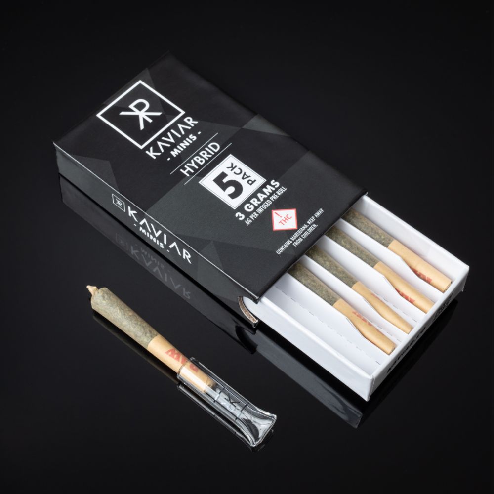 Photograph of product: Kaviar - Pack - Infused Pre-Roll Pack - Oui'd - 3g