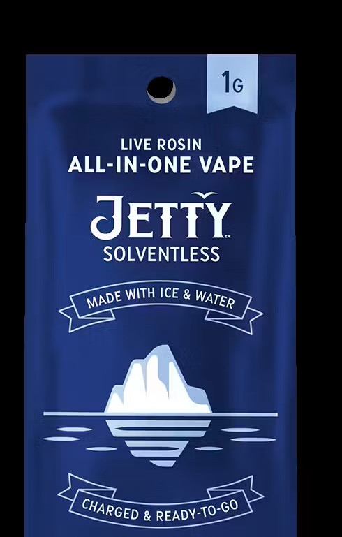 Photograph of product: Jetty | Solventless | Ritzbanger | Hybrid | AIO