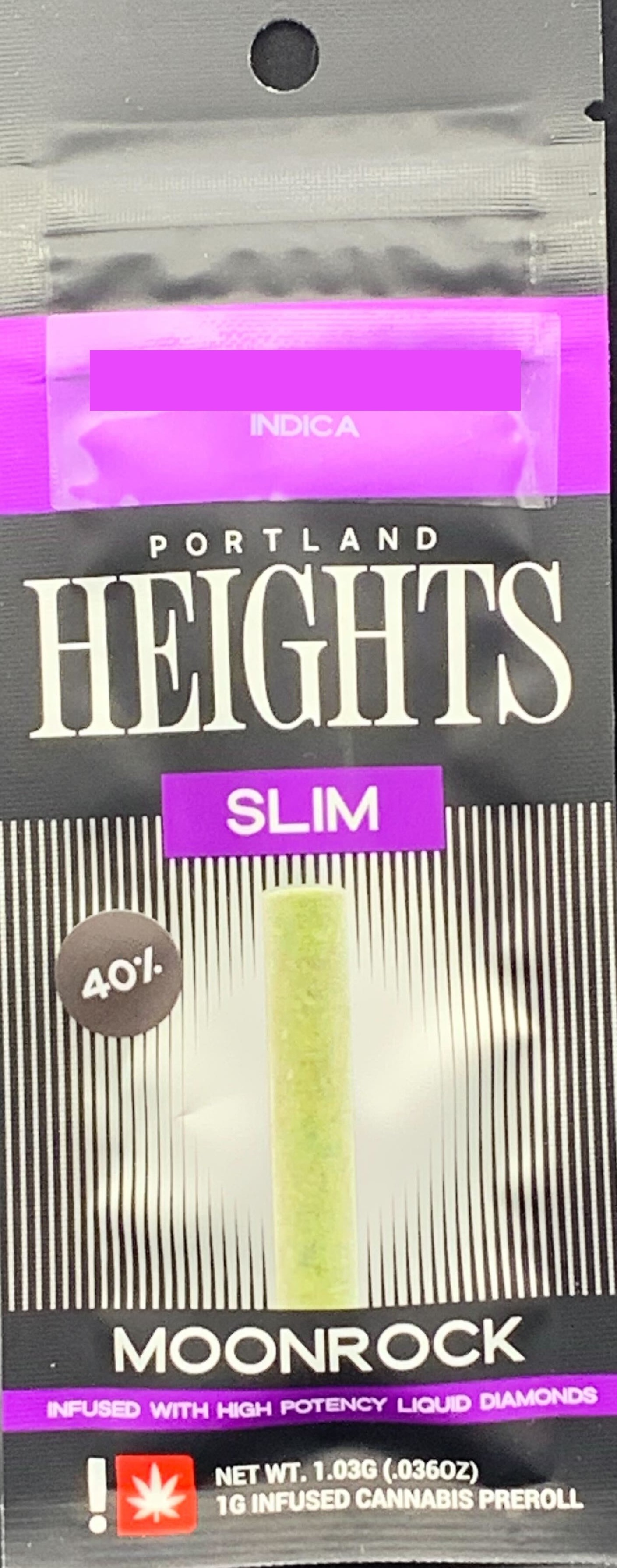 Photograph of product: Moonrock Slim Pre-roll | Cherry Mac | 1g