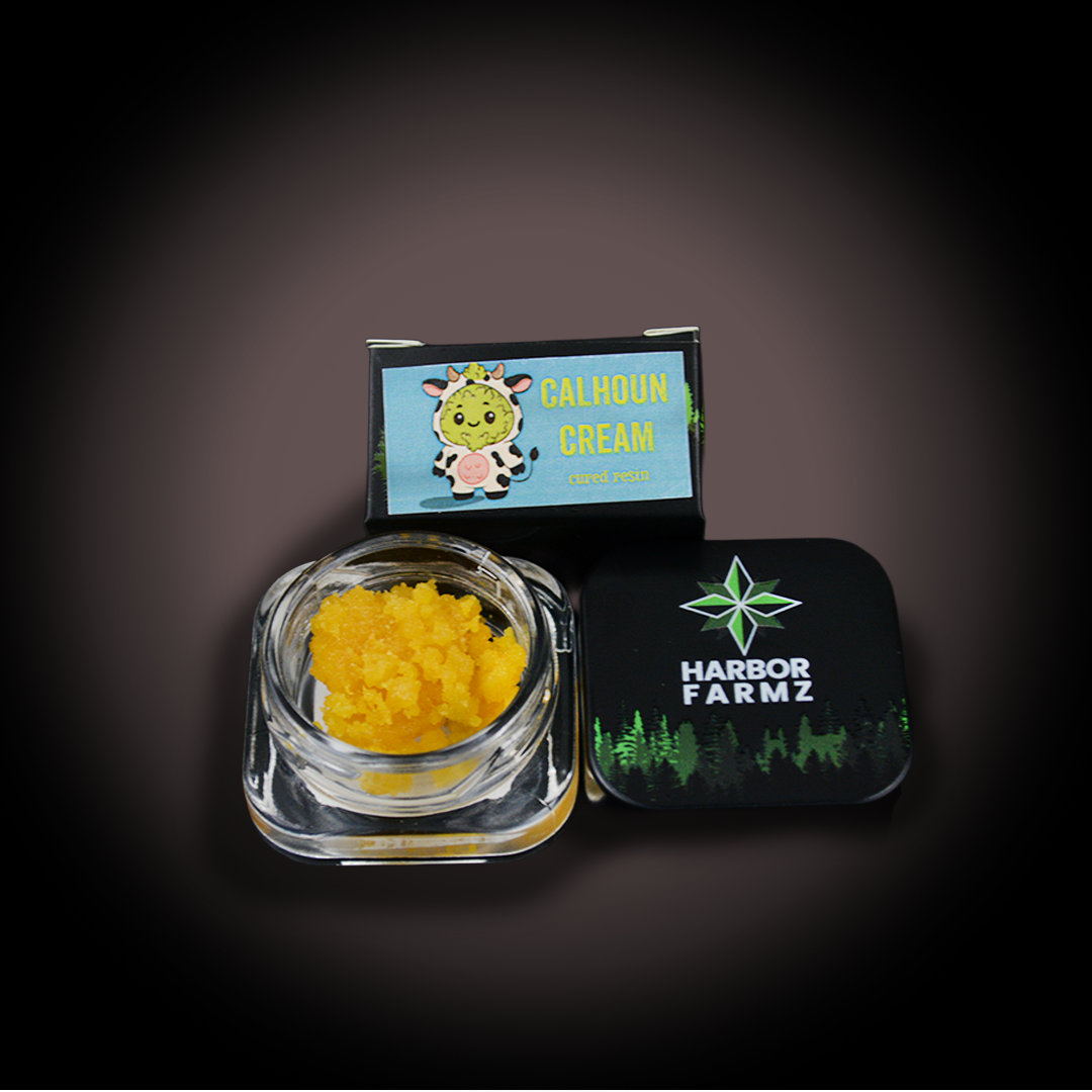 Photograph of product: Harbor Farmz *Baller Jar*   Cured Resin   Calhoun Cream