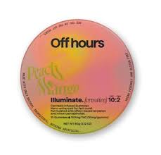 Photograph of product: Off Hours | Illuminate Peach Mango Gummies  | 100 MG