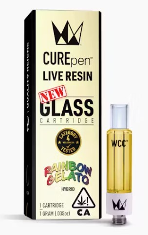 Photograph of product: RAINBOW GELATO | LIVE RESIN CARTRIDGE | 1G
