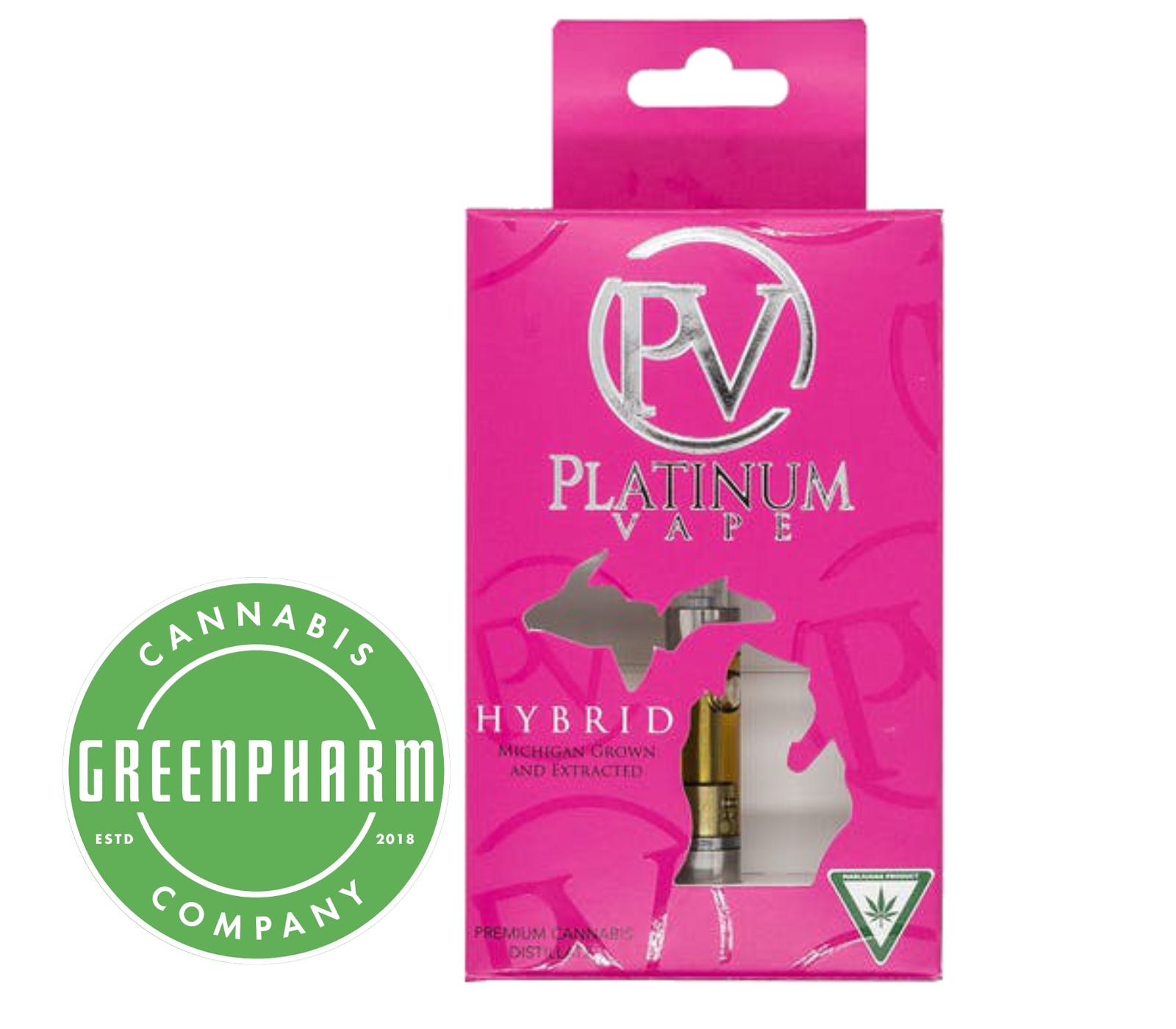Photograph of product: Vape | Platinum Vapes | Banana Punch 510 Vape