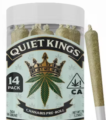 Photograph of product: QUIET KINGS - Prerolls - High Octane - 14PK - 7G