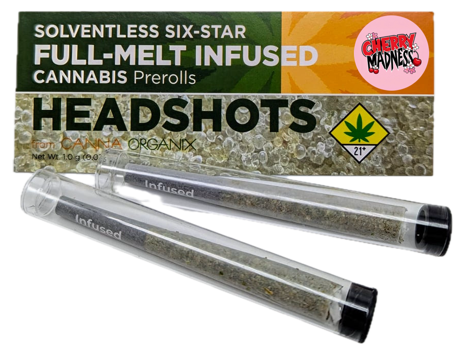 Photograph of product: Cherry Madness Full-Melt Headshots, 2-Pack