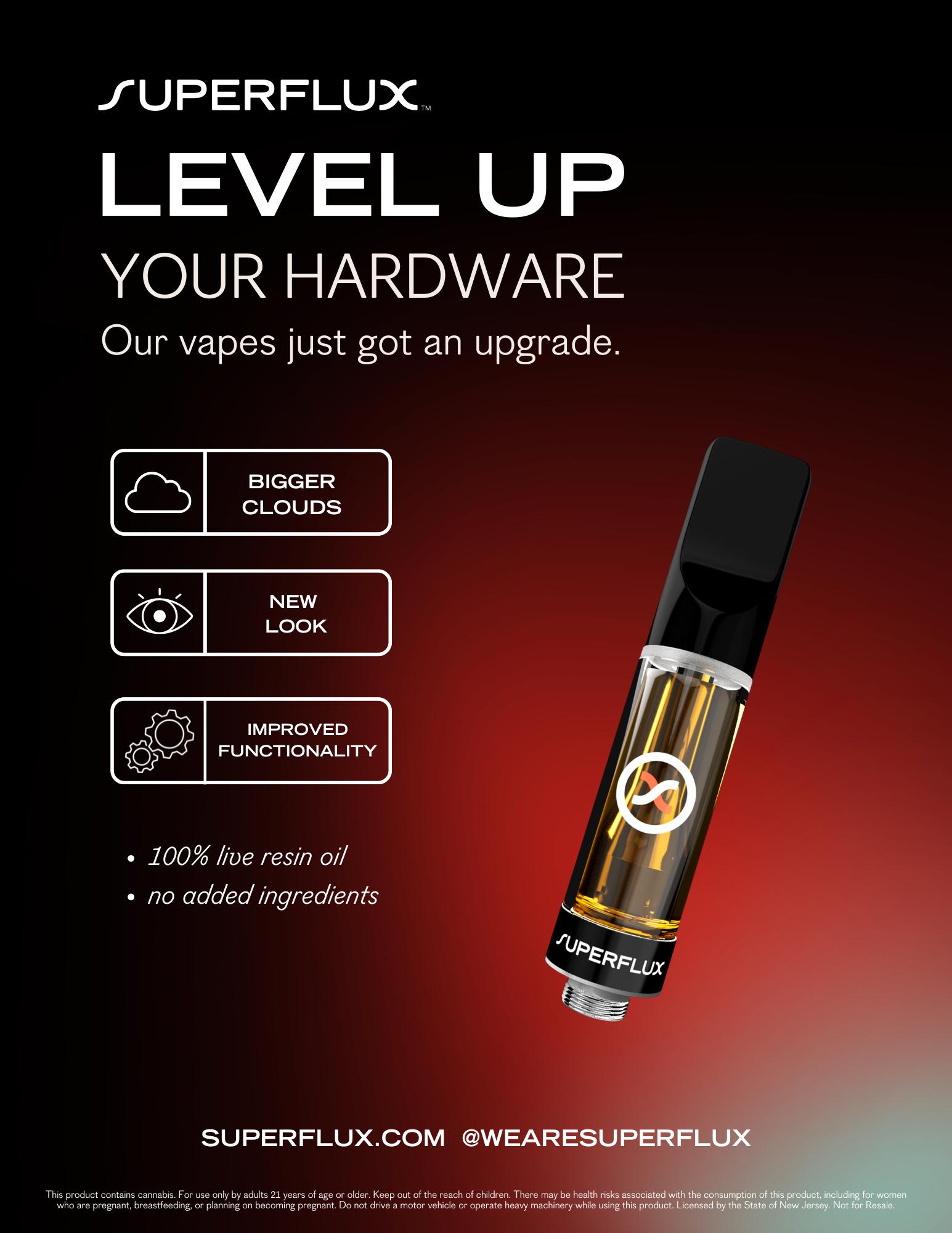 Photograph of product: Roasted Garlic Margy I 1g Vape Cart I Superflux