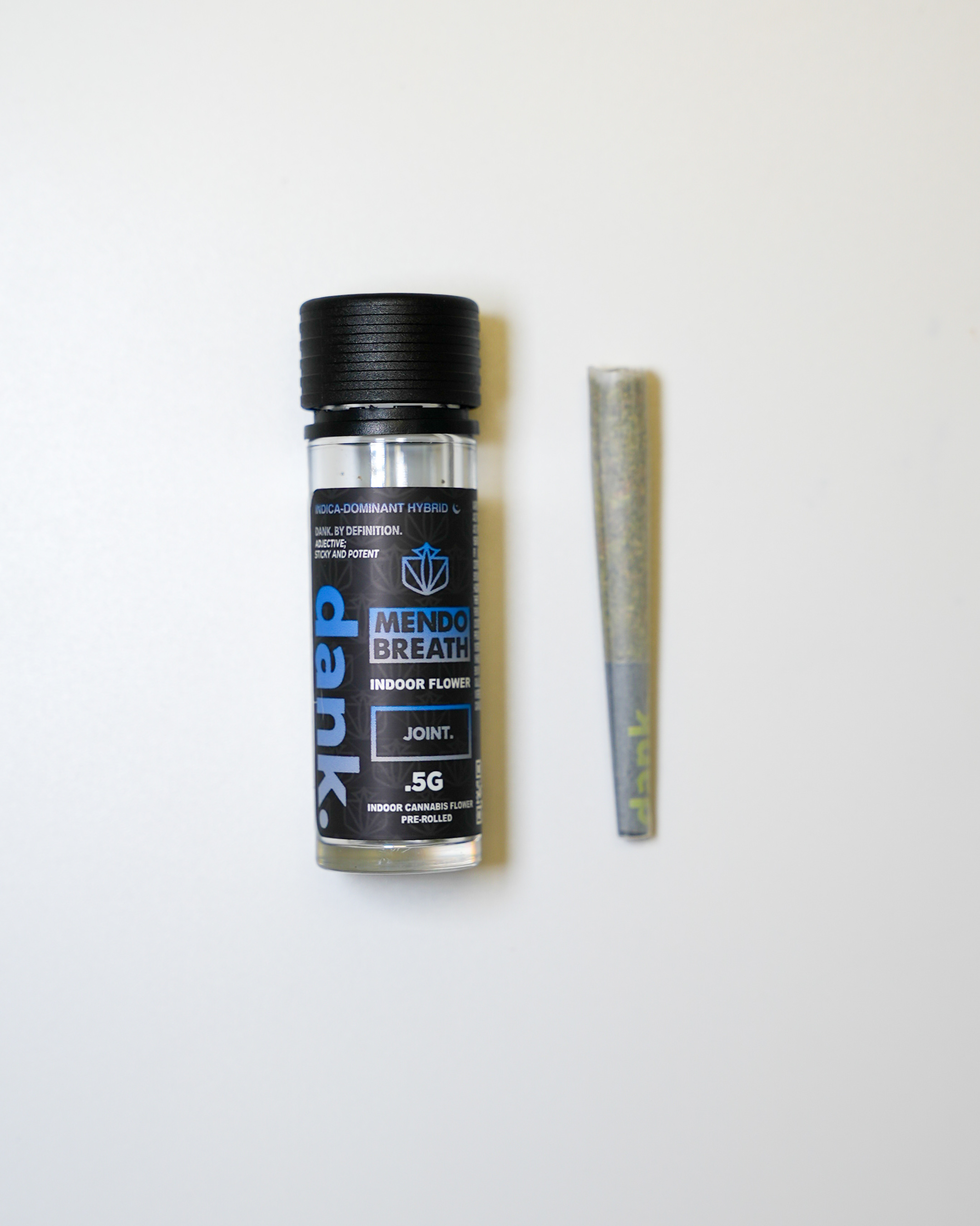 Photograph of product: Dank | Mendo Breath | Pre-roll