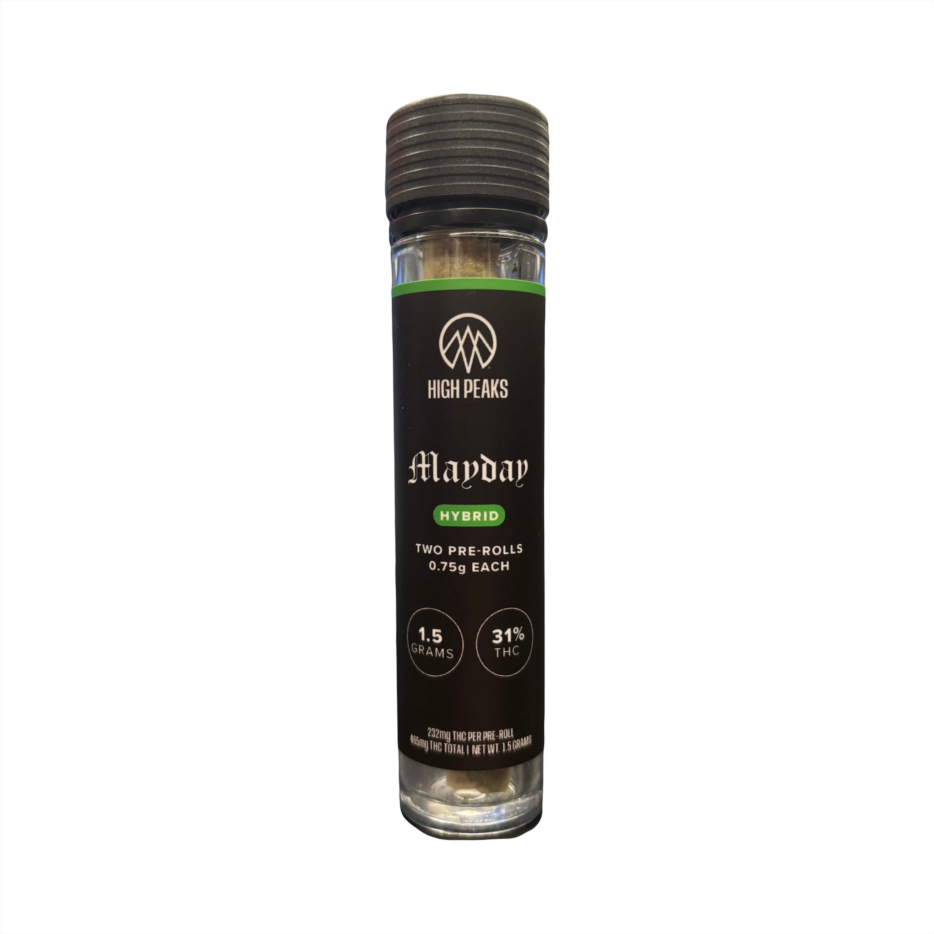 Photograph of product: High Peaks - Mayday - Prerolls (2 pack)