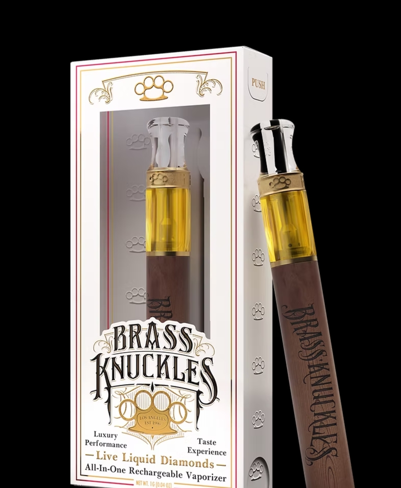 Photograph of product: Brass Knuckles Live Liquid Diamonds AIO Vape | 1g | Blue Diesel *W-06*