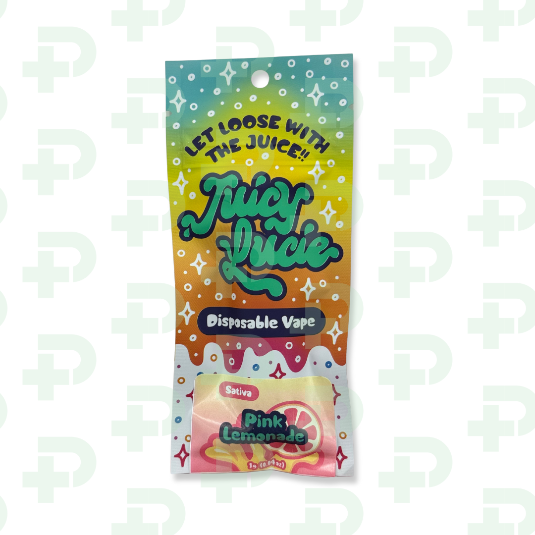 Photograph of product: Juicy Lucie Disposable - Pink Lemonade