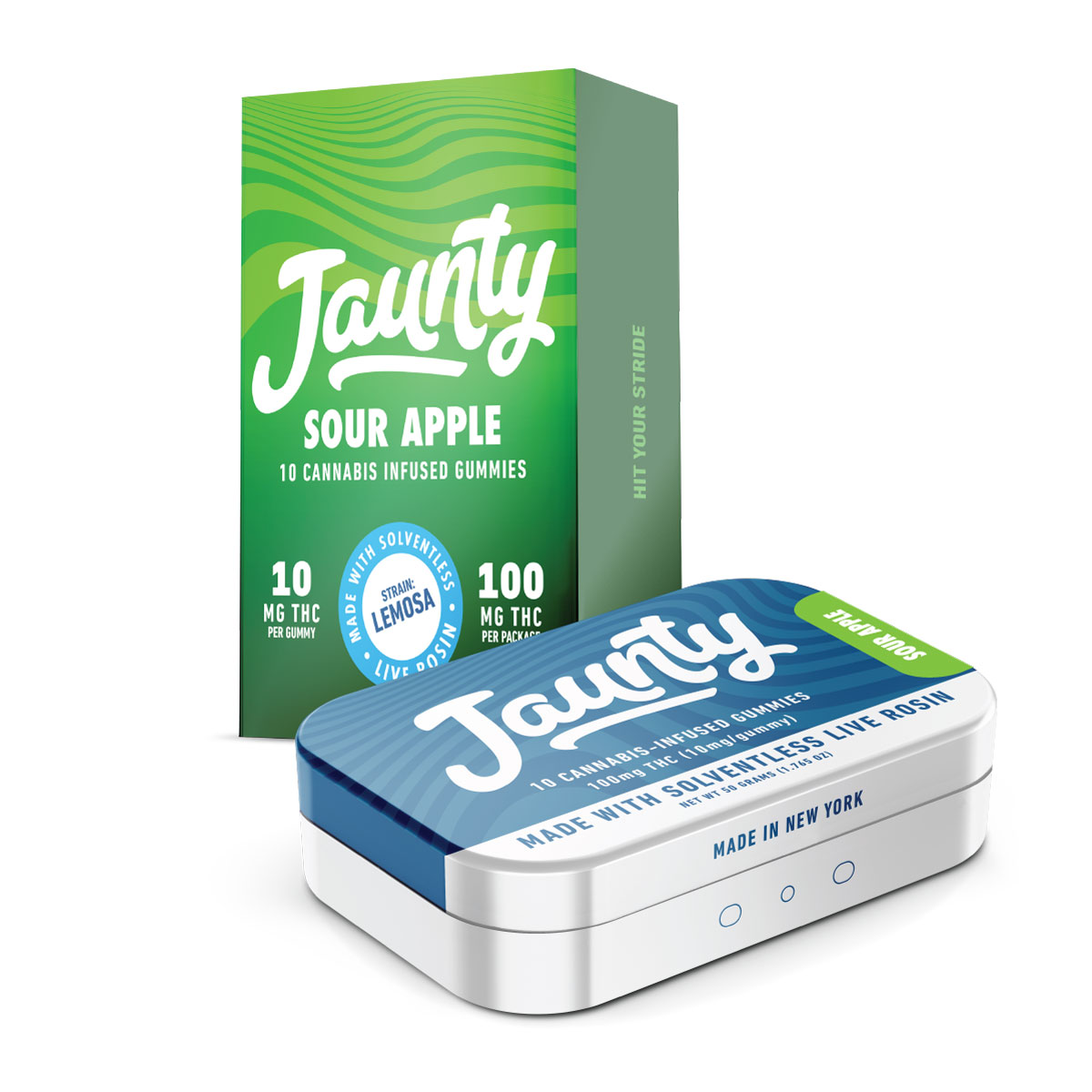 Photograph of Product: Sour Apple | Live Rosin | 100mg | 10pk