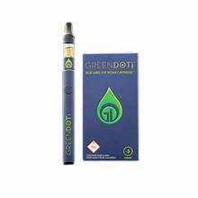 Photograph of product: Green Dot | Blue | Live resin Cart | Final Boss